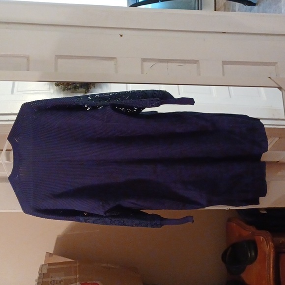 NWOT North Style Blue Sweater - Picture 5 of 5